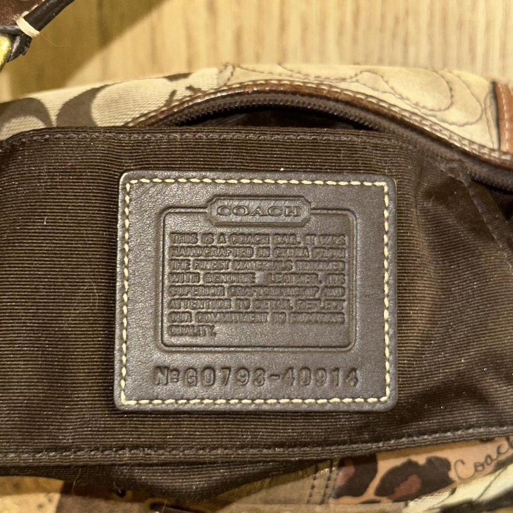 Patchwork Brown Designer Shoulder Bag - image 4